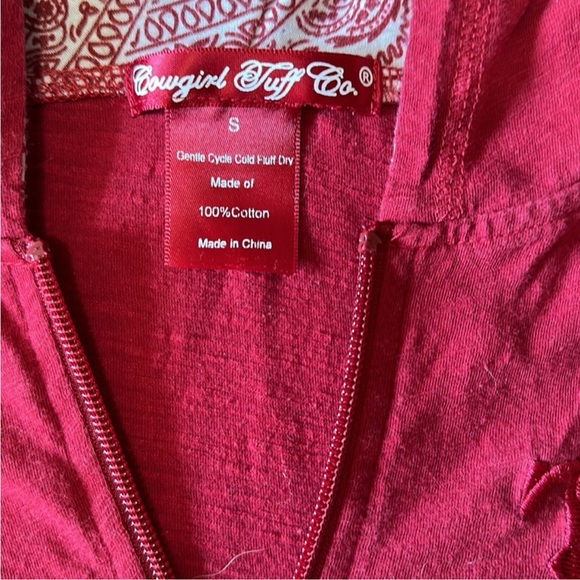 Cowgirl Tuff Co Hoodie Size S - Picture 5 of 5